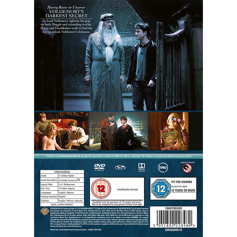 Harry Potter & the Half-Blood Prince (DVD) (2009)