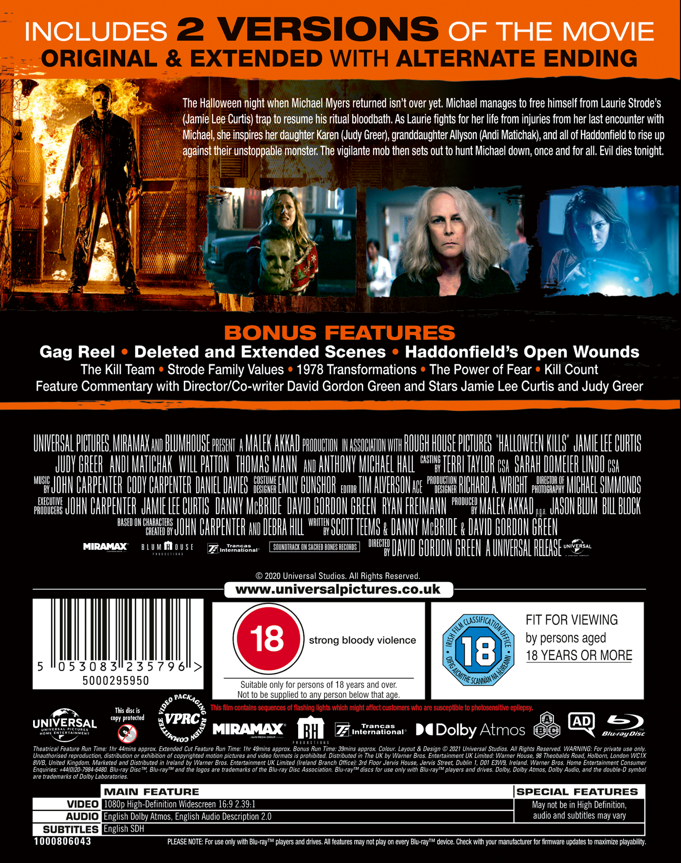 Halloween Kills (Blu-Ray) (2021)