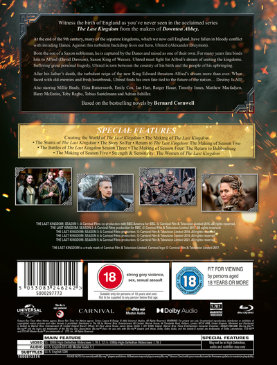 The Last Kingdom season 1-5 (Blu-ray) (2022)