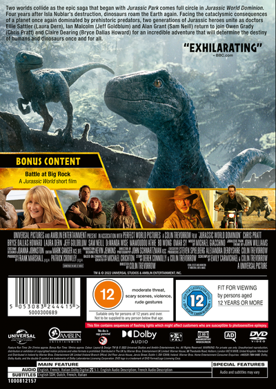 Jurassic World Dominion (DVD) (2022)