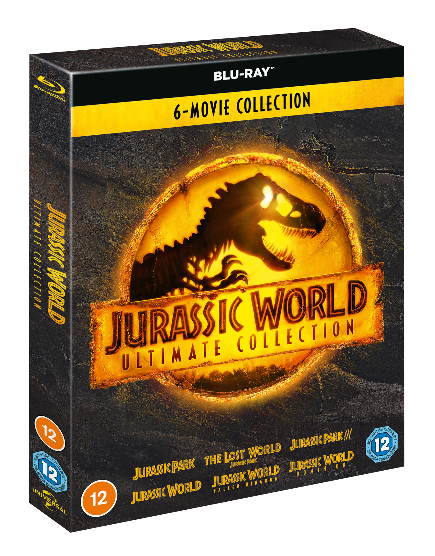 Jurassic World Ultimate Collection (Jurassic Park/Jurassic World 6-Film Box Set) (Blu-ray) (2022)