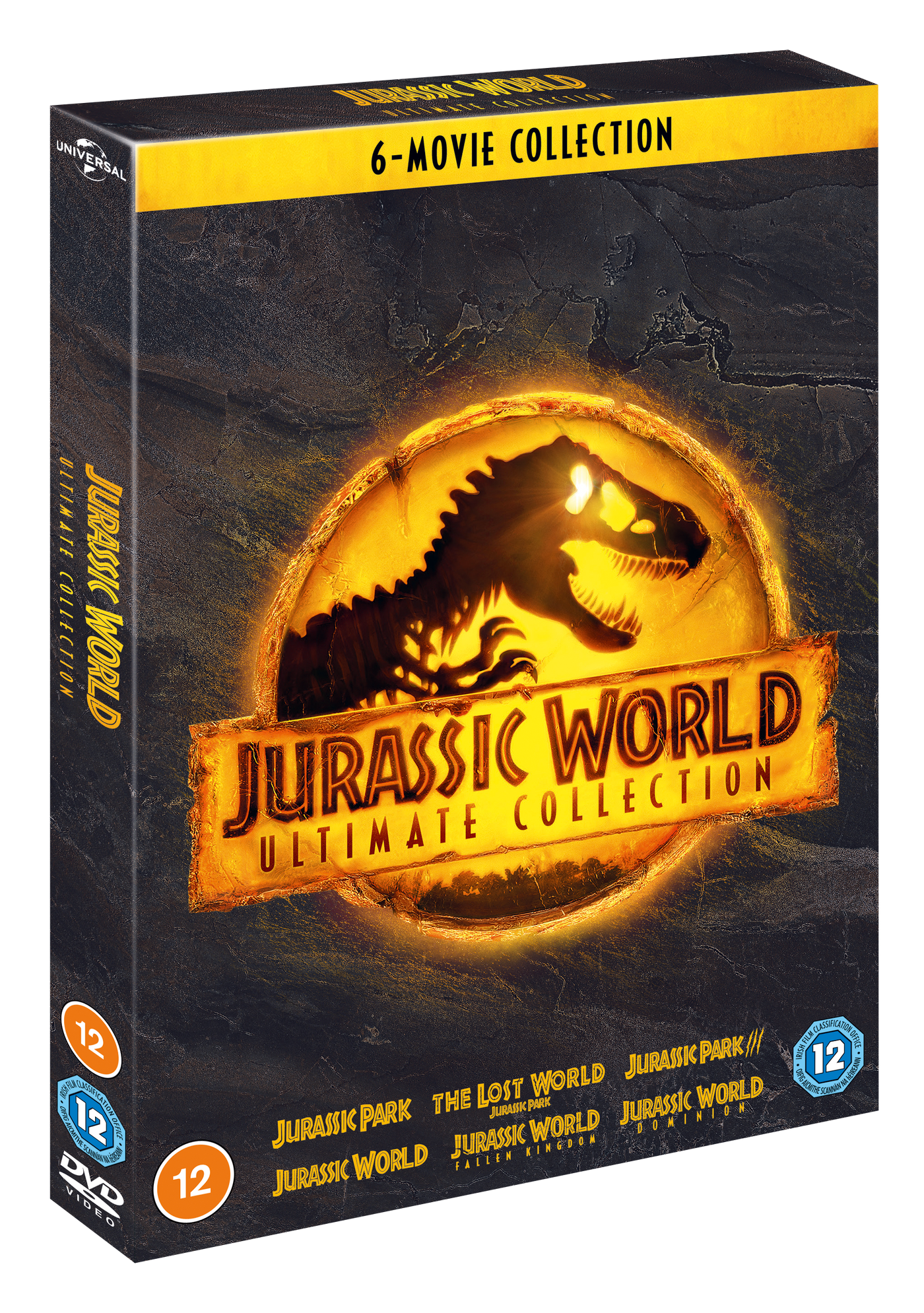 Jurassic World Ultimate Collection (Jurassic Park/Jurassic World 6-Film Box Set) (DVD) (2022)