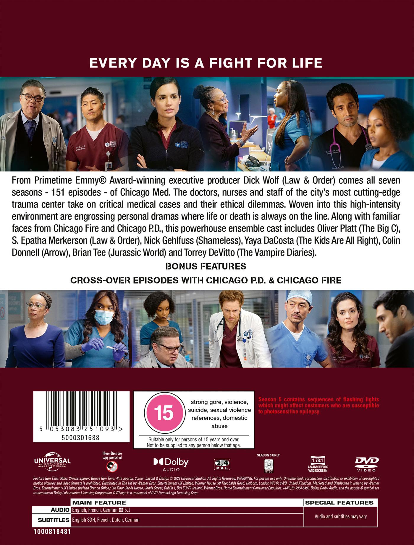 Chicago Med: Seasons 1-7 (DVD) (2015-2022)