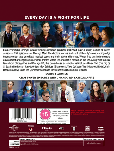 Chicago Med: Seasons 1-7 (DVD) (2015-2022)