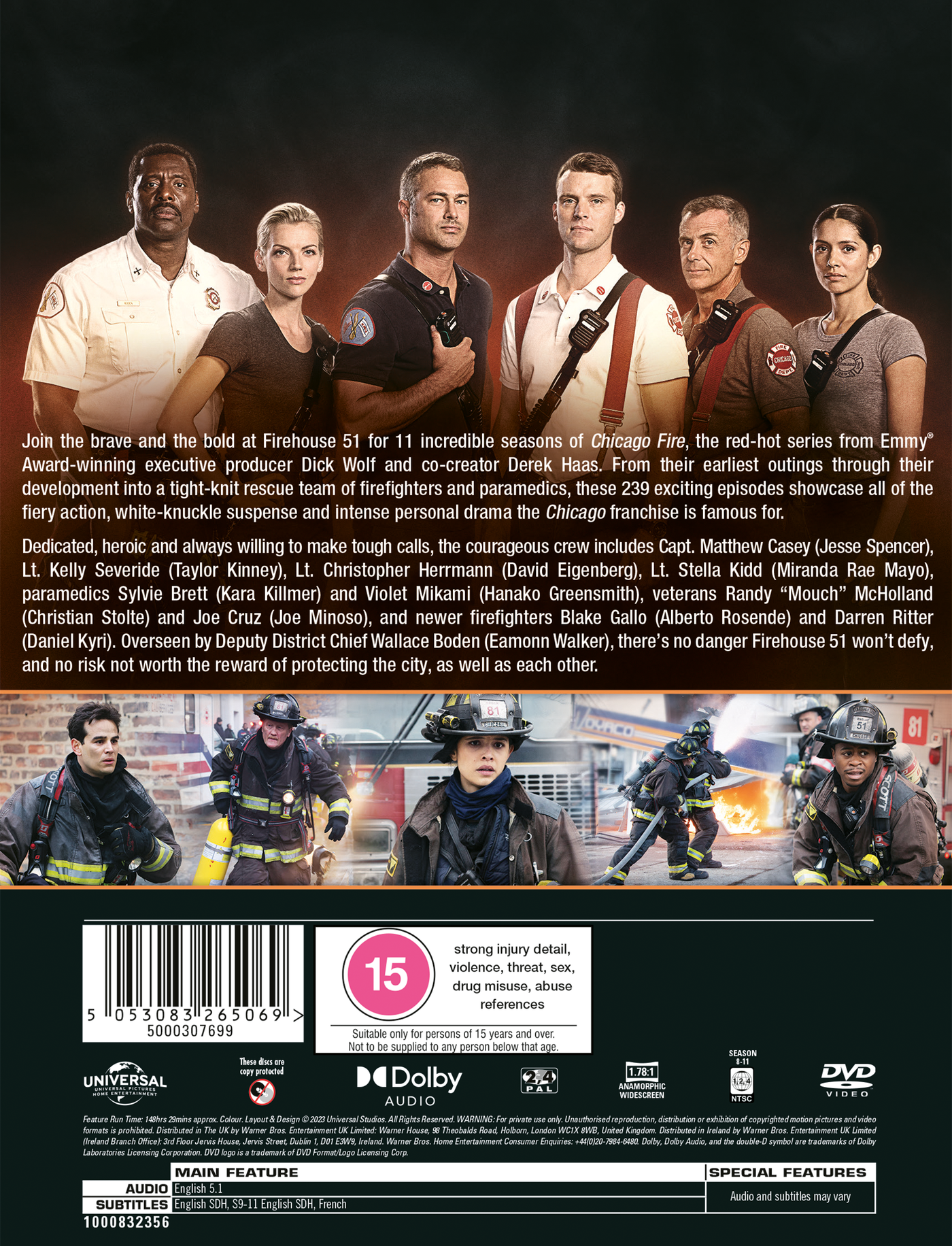 Chicago Fire-Saison 11 (avec Version Francaise) [DVD]