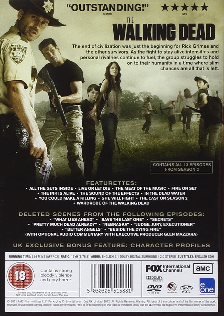 The Walking Dead: Season 2 (DVD)