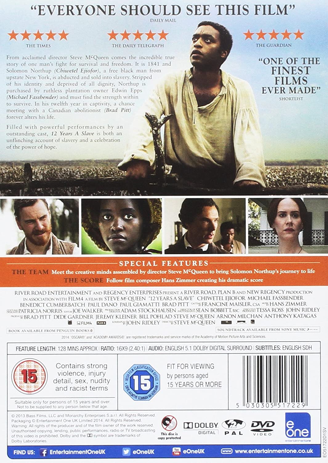 12 Years A Slave [2014] (DVD)