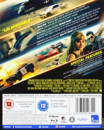 Need for Speed [2014] (Blu-ray)