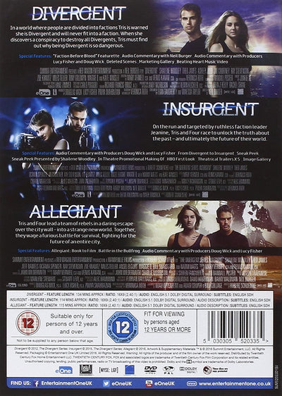 The Divergent Series: 3 Film Collection (DVD)