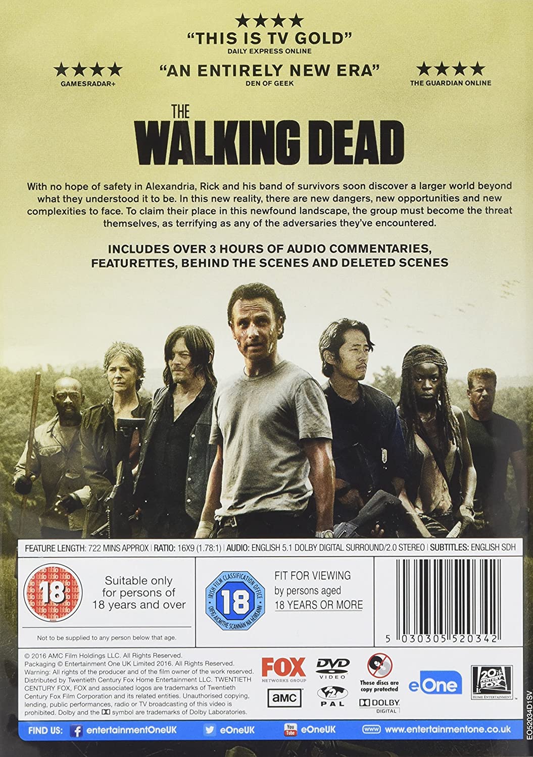 The Walking Dead: Season 6 (DVD)
