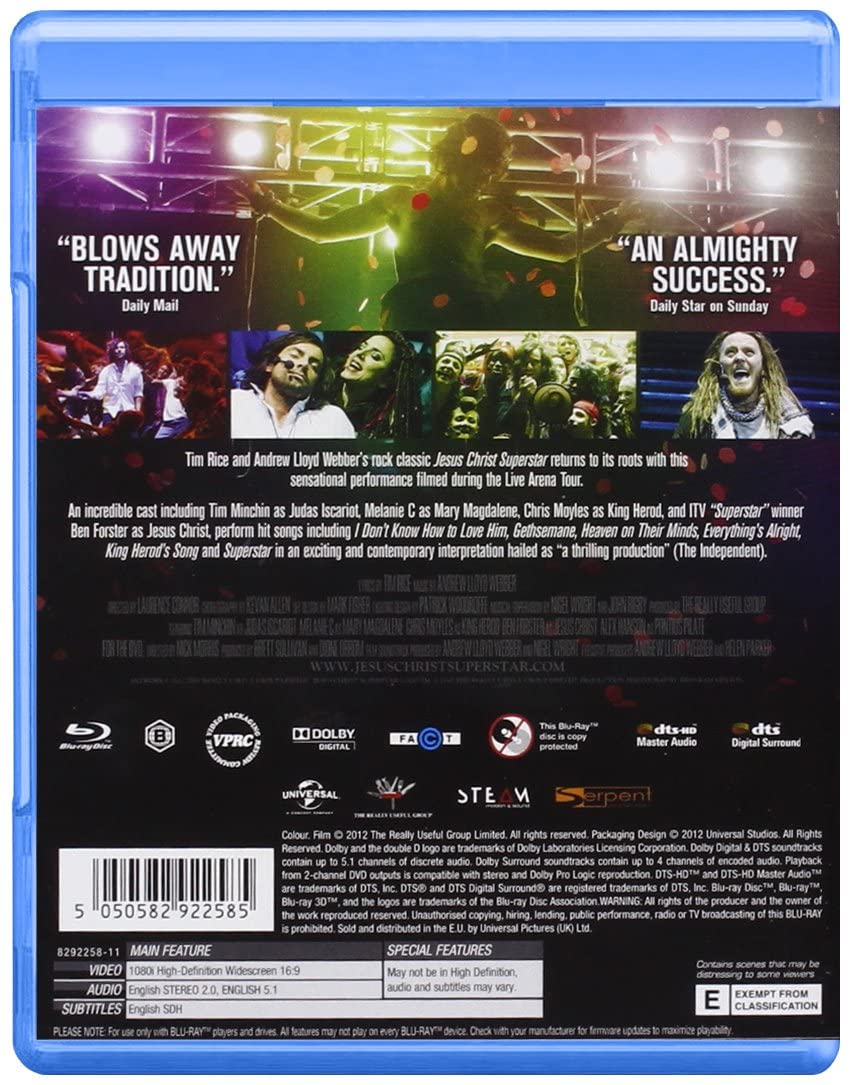 Jesus Christ Superstar - Live Arena Tour (Blu-ray)