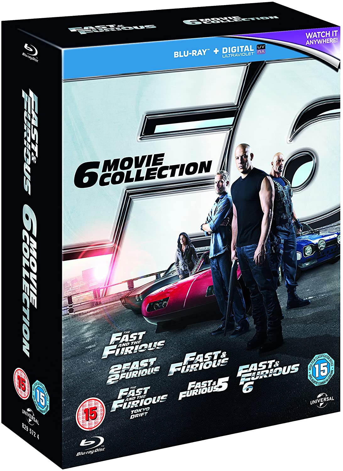 Fast And Furious: 6 Film Collection (Blu-ray)