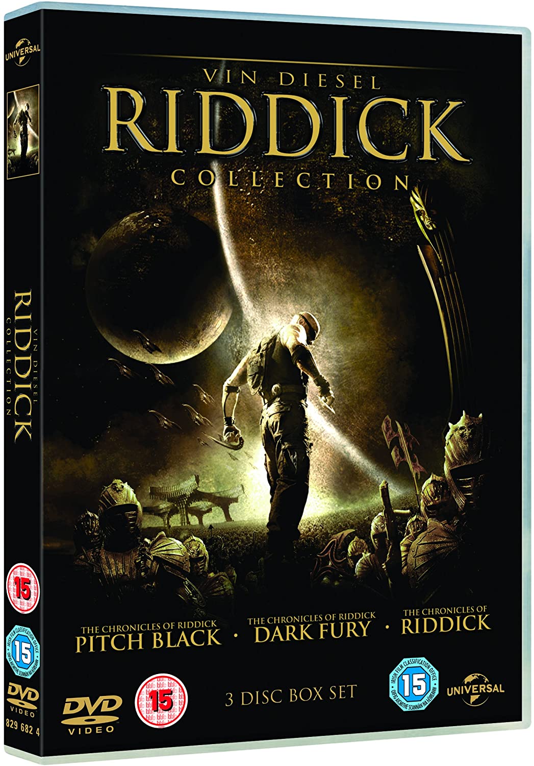 The Riddick 3 Film Collection (DVD)