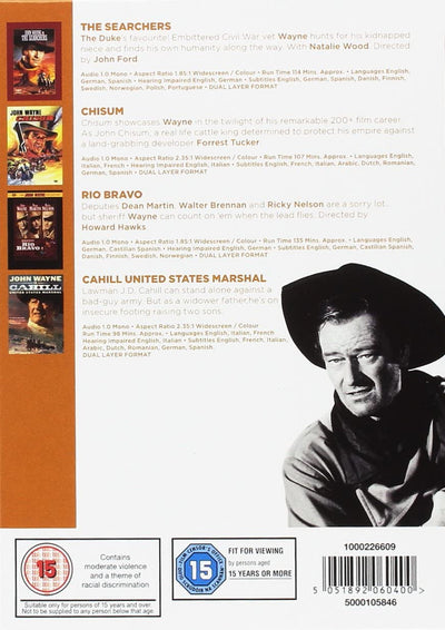 John Wayne Collection [The Searchers/Chisum/Rio Bravo/Cahill/US Marshal] (DVD)