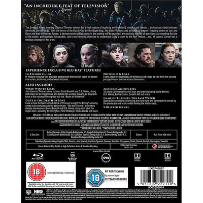 Game of Thrones: Season 8 [2019] (Blu-ray)