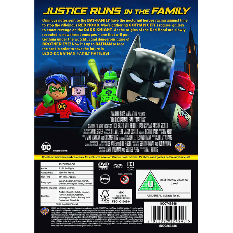 LEGO DC: Batman: Family Matters [2019] (DVD)