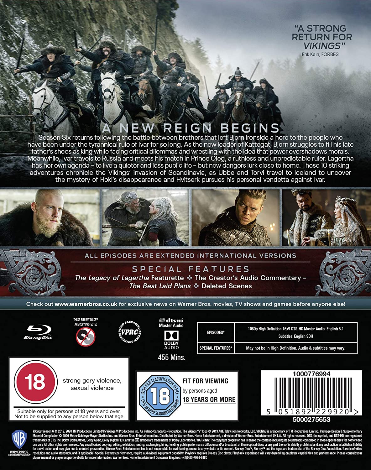 Vikings: Season 6 Volume 1 (Blu-ray)
