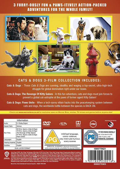 Cats & Dogs 3 Film Collection [2020] (DVD)