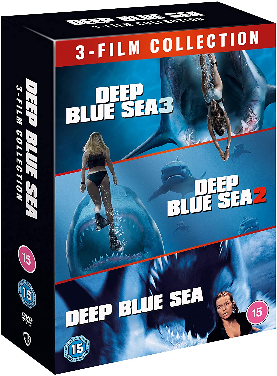 Deep Blue Sea 3-Film Collection [Deep Blue Sea 1, 2 & 3] [2020] (DVD)
