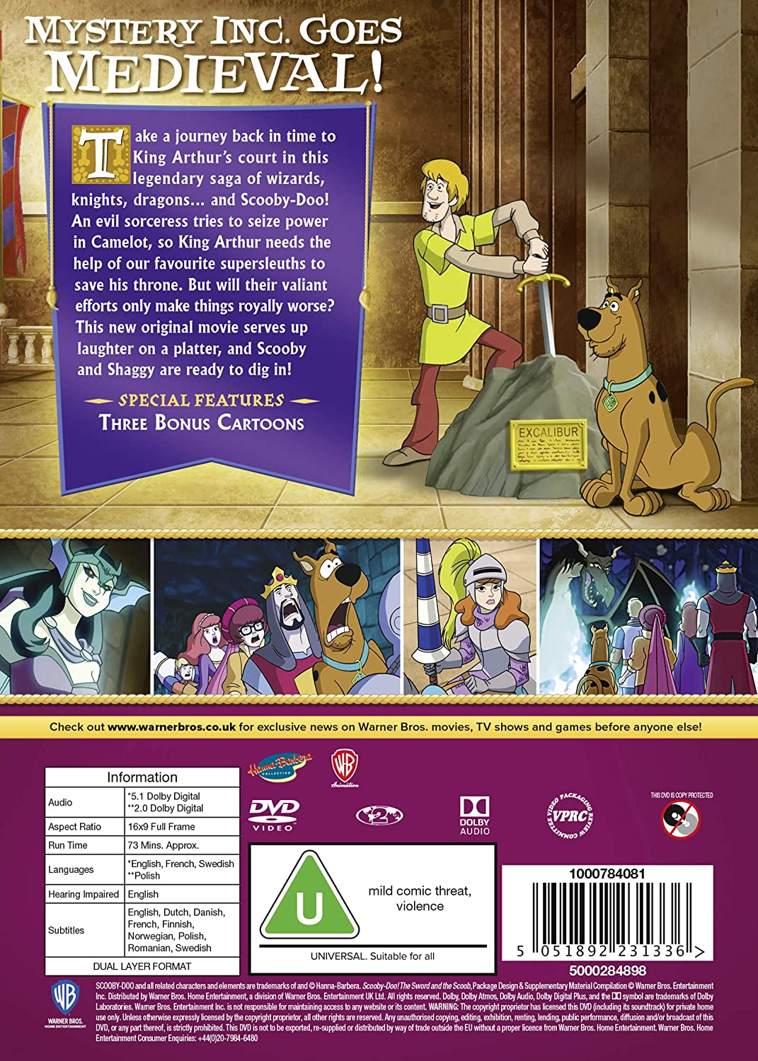 Scooby-Doo: The Sword and The Scoob (DVD)