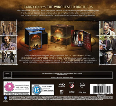 Supernatural: The Complete Series (Seasons 1-15) [2005-2019] (Blu-ray)