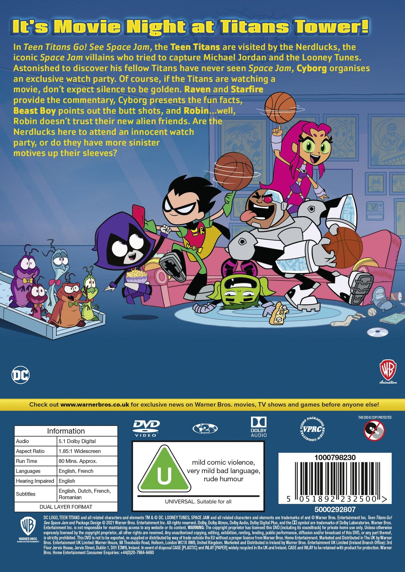 Teen Titans Go! See Space Jam (DVD)