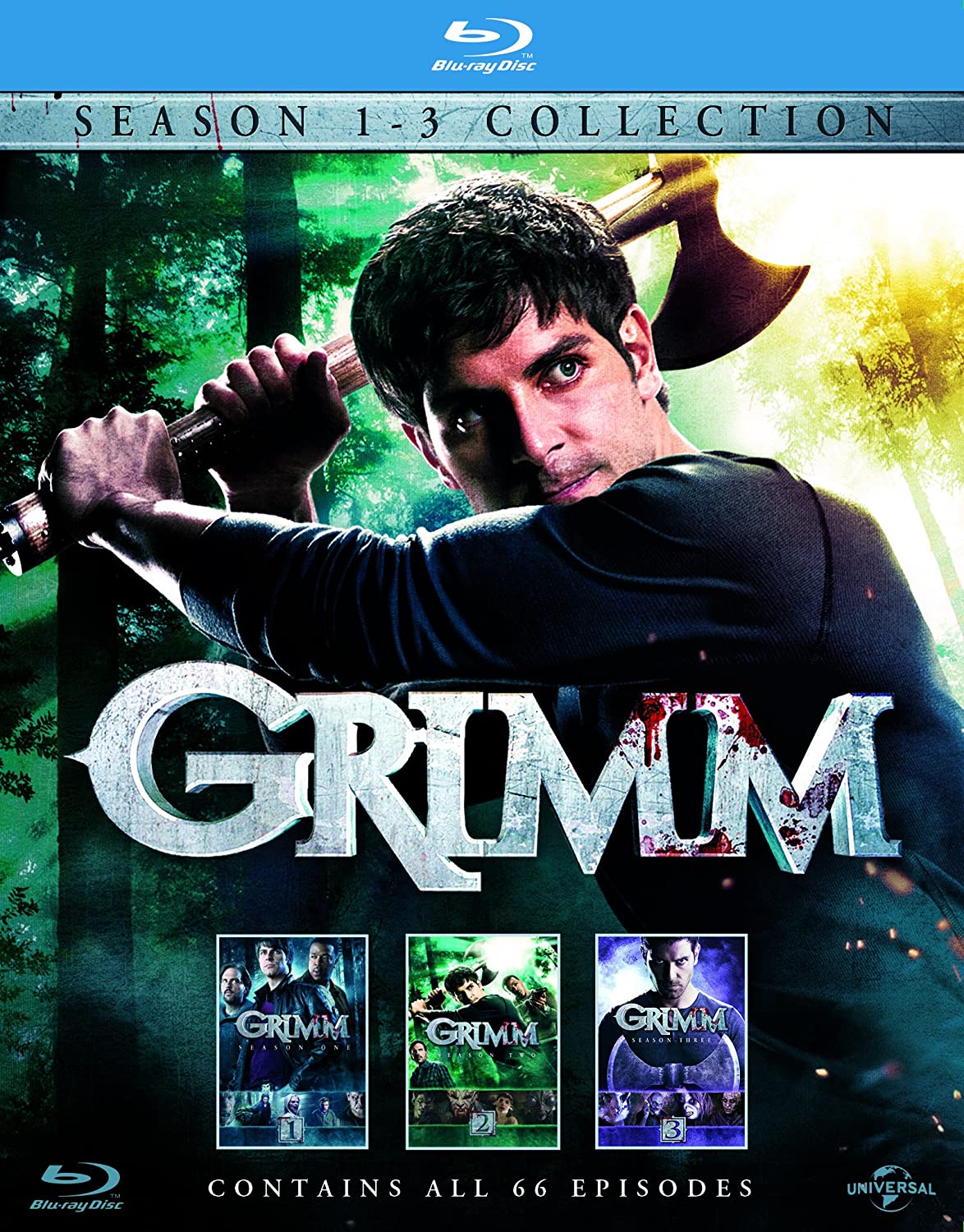 Grimm: Seasons 1-3 (Blu-ray)