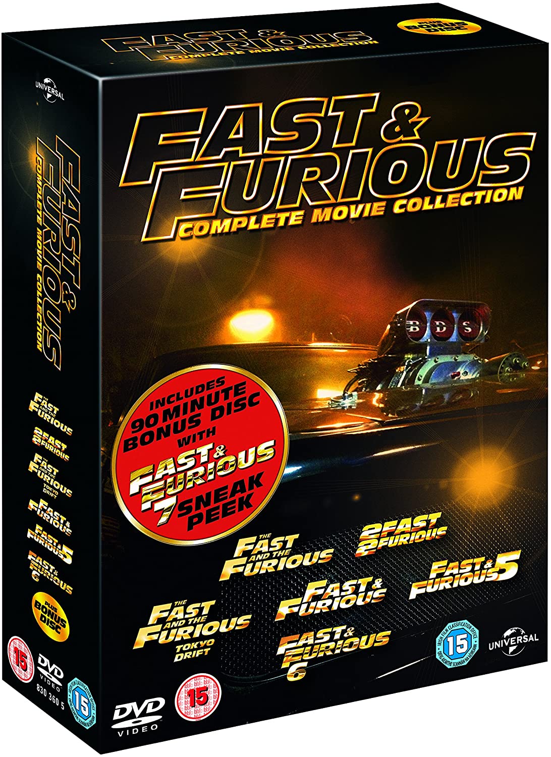 Fast And Furious 1-6 Collection (DVD)