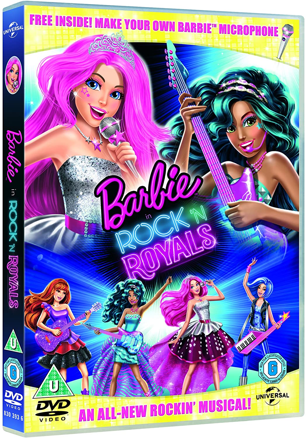Barbie: Rock 'N Royals [Includes Gift] (DVD)