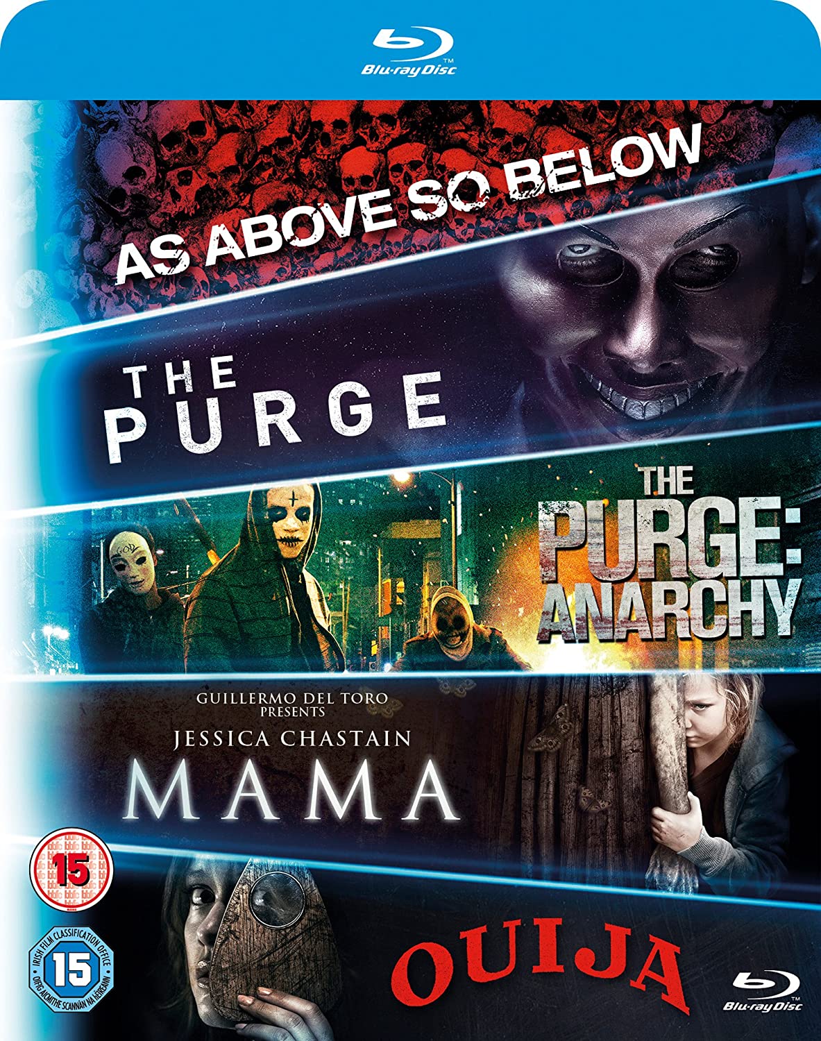 Mama/Purge/Purge 2/Ouija/ As Above (Blu-ray)