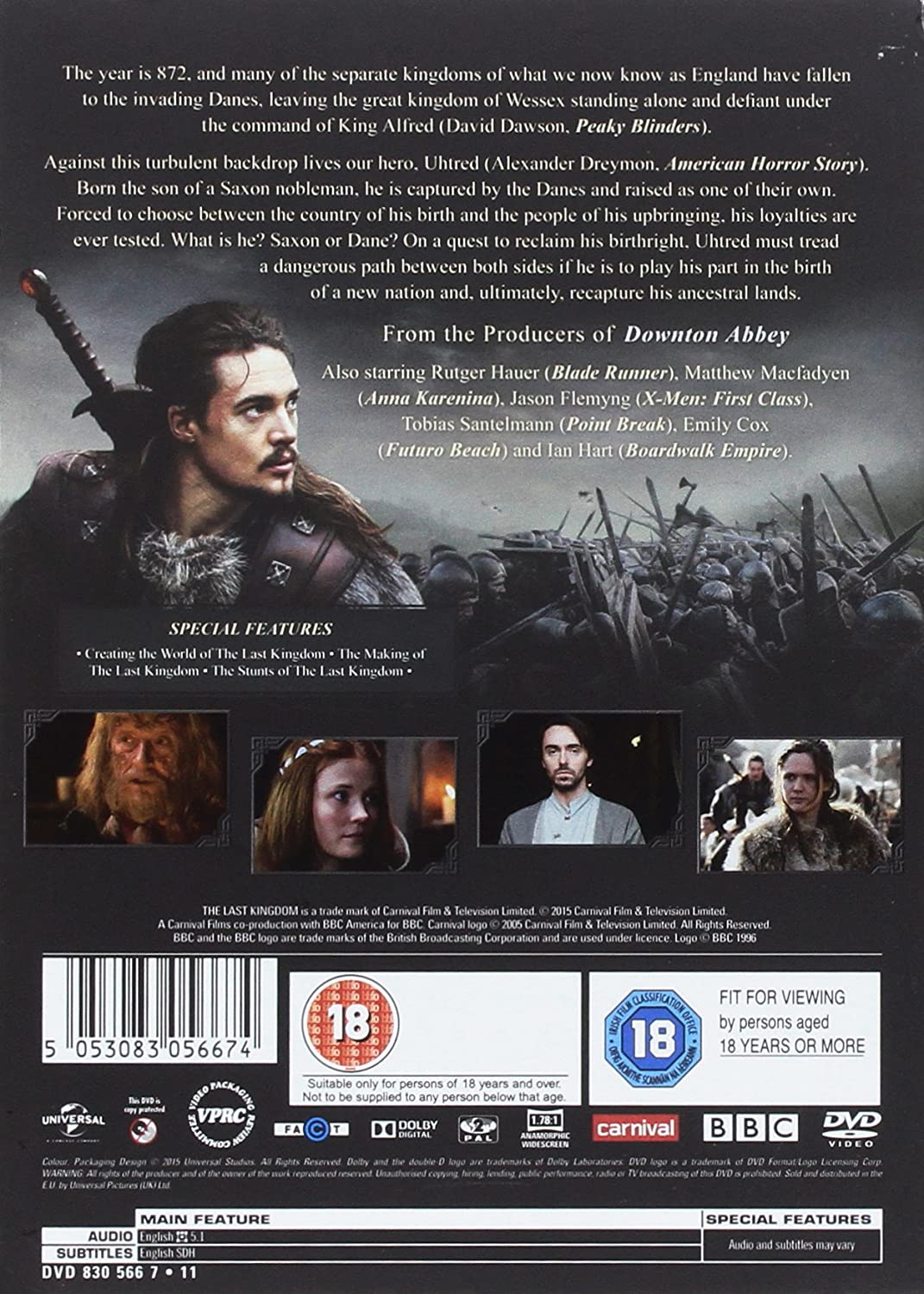 The Last Kingdom: Season 1 (DVD)
