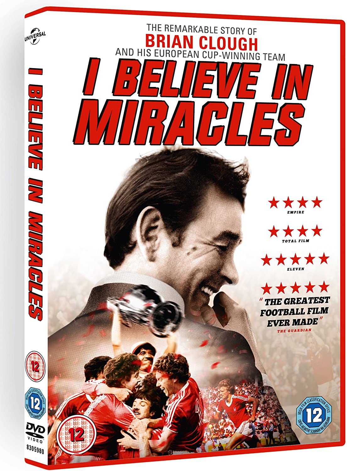 Brian Clough: I Believe in Miracles [2015] (DVD)