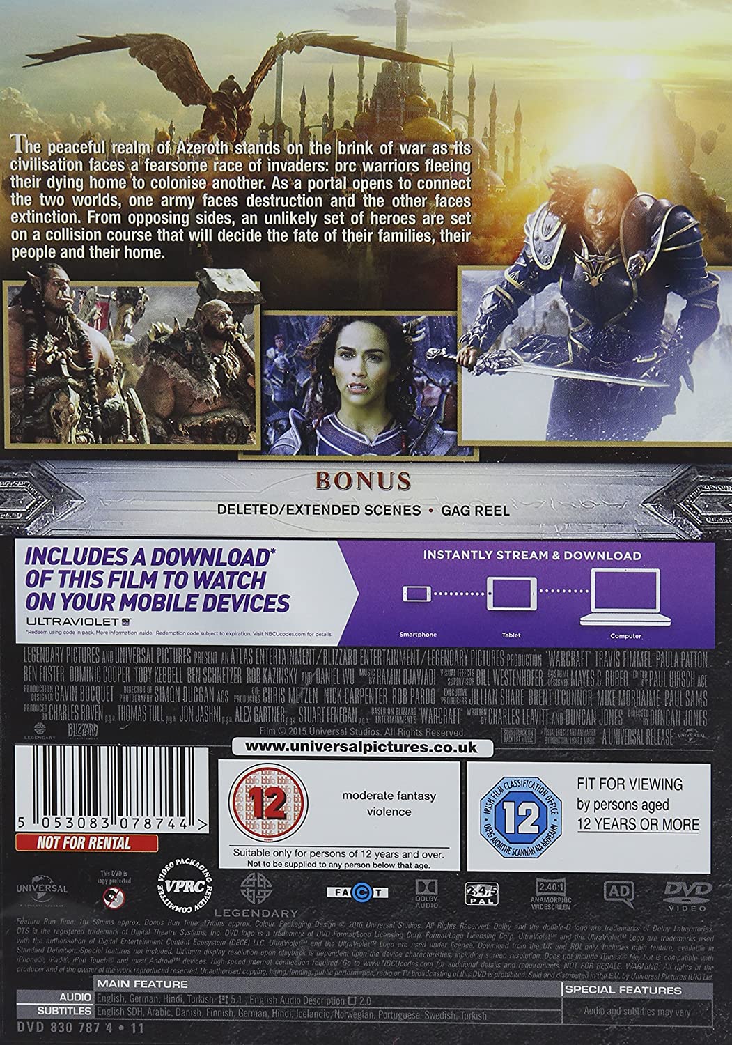Warcraft [2016] (DVD)