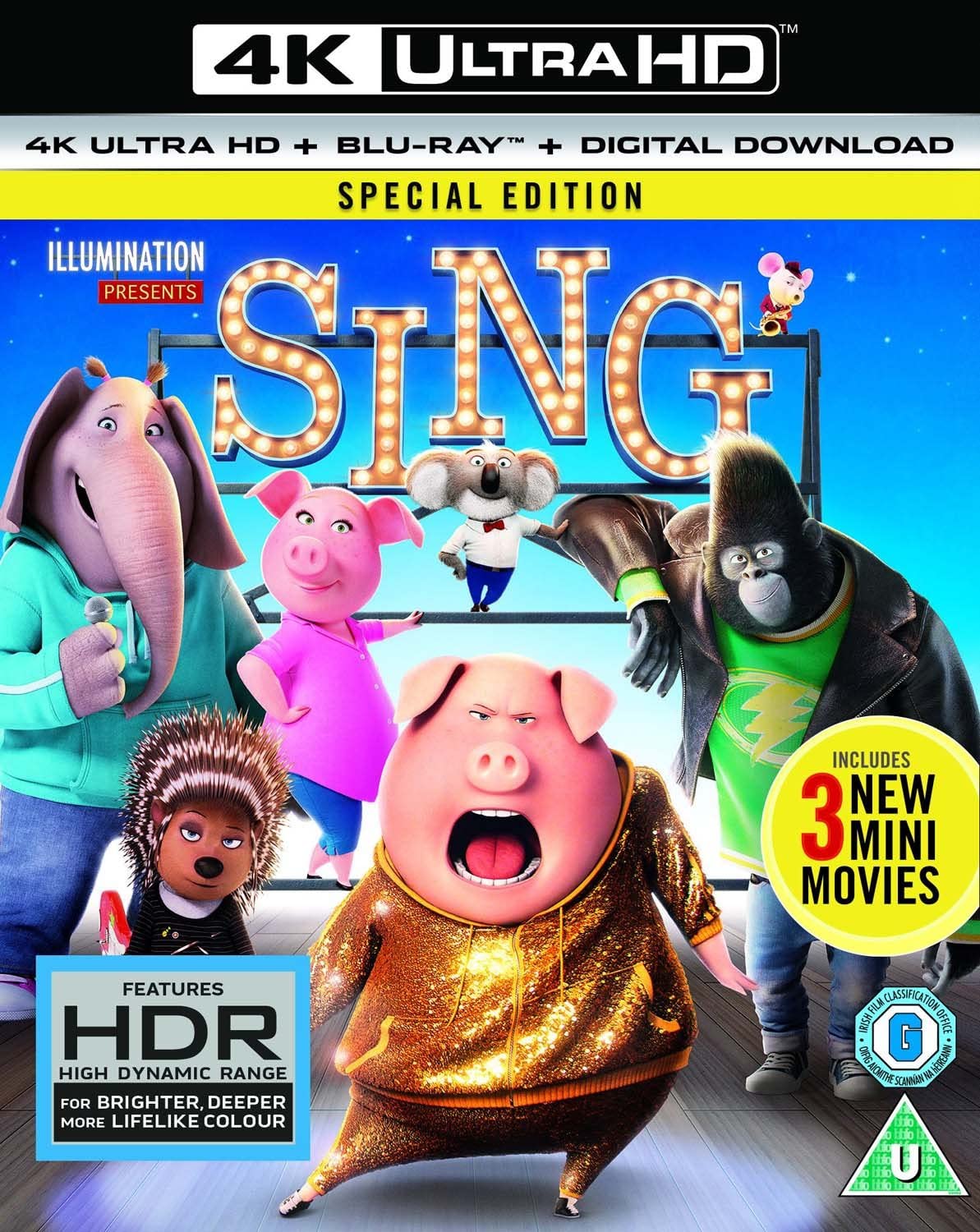 Sing [2017] (Illumination) (4K Ultra HD + Blu-ray)