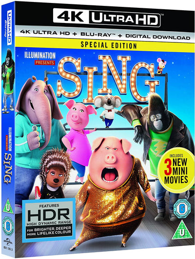 Sing [2017] (Illumination) (4K Ultra HD + Blu-ray)