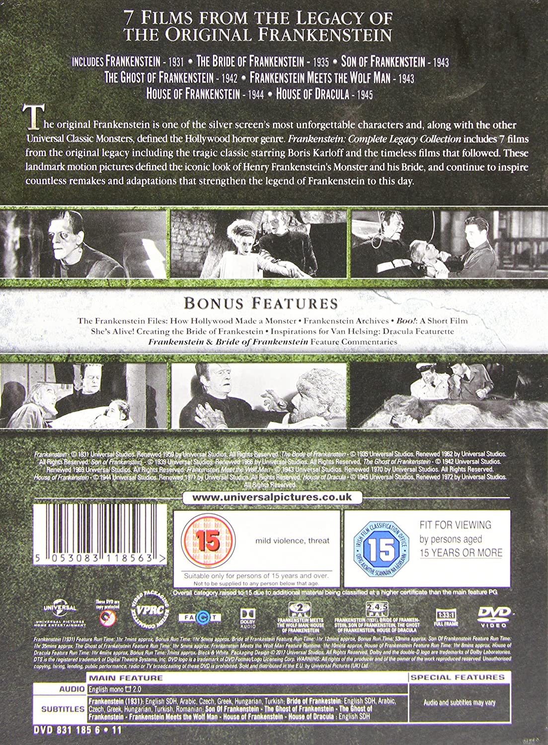 Frankenstein: Complete Legacy Collection (DVD)