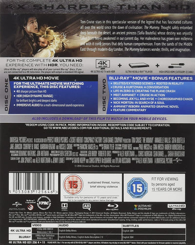 The Mummy [2017] (4K Ultra HD + Blu-ray)