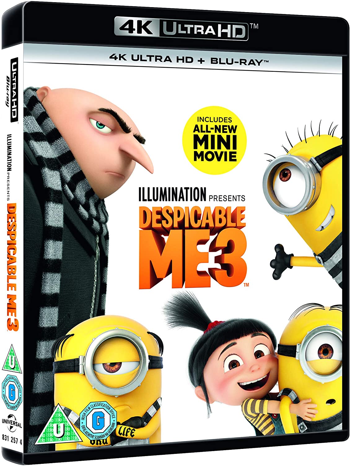 Despicable Me 3 [2017] (Illumination) (4K Ultra HD + Blu-ray)