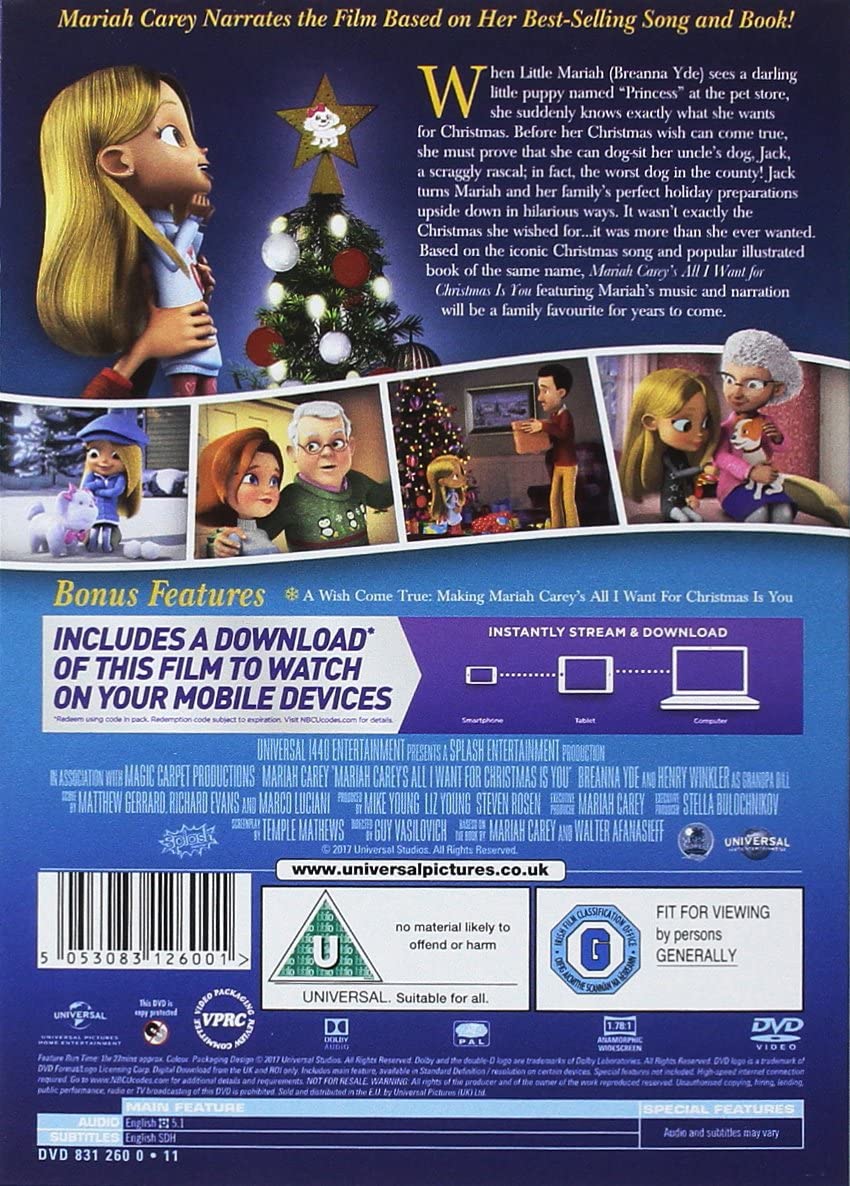 Mariah Carey's All I Want for Christmas is You (DVD)