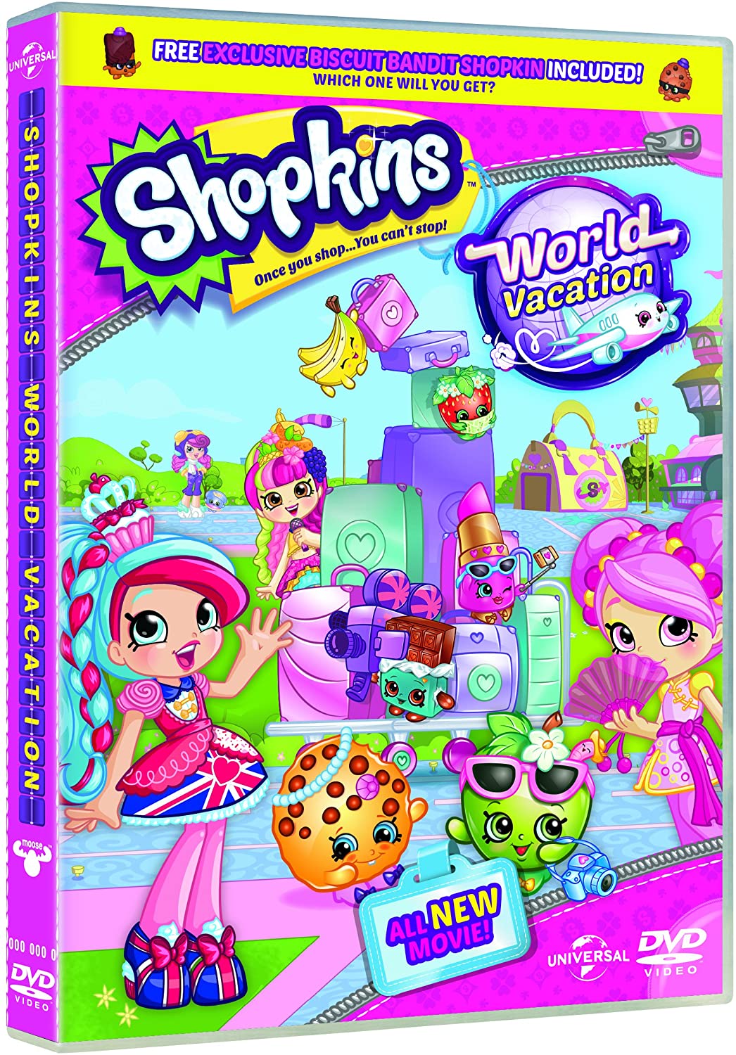 Shopkins: World Vacation [Includes Shopkin Figurine] (DVD)