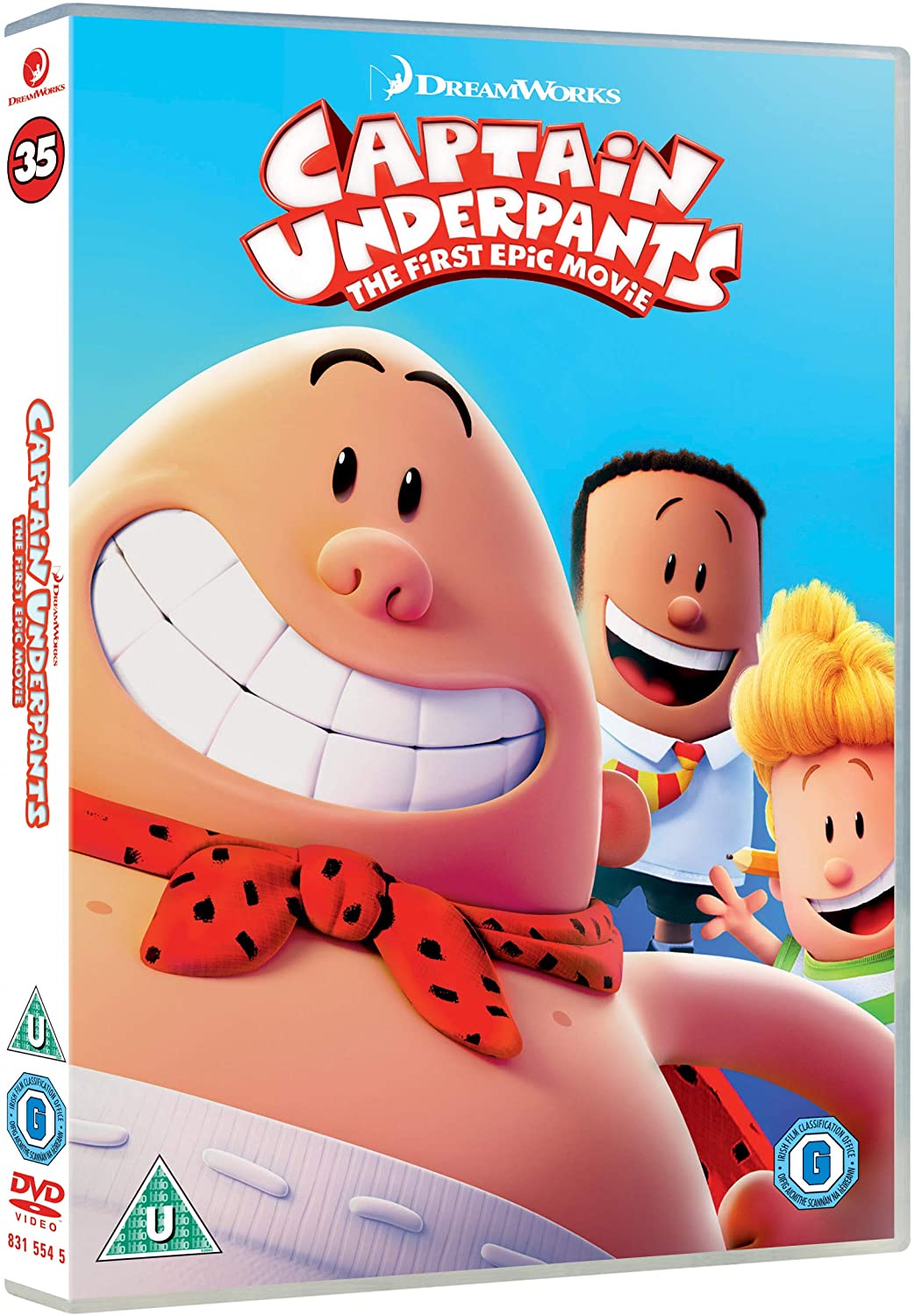 Captain Underpants: The First Epic Movie [2017] (Dreamworks) (DVD)