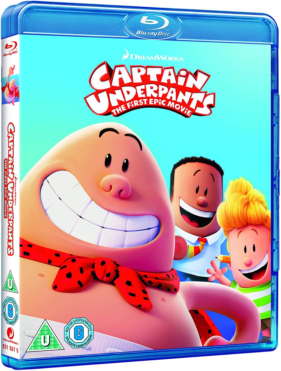 Captain Underpants: The First Epic Movie [2017] (Dreamworks) (Blu-ray)