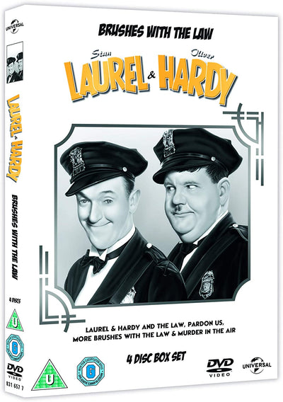 Laurel And Hardy: Brushes with the Law (DVD)