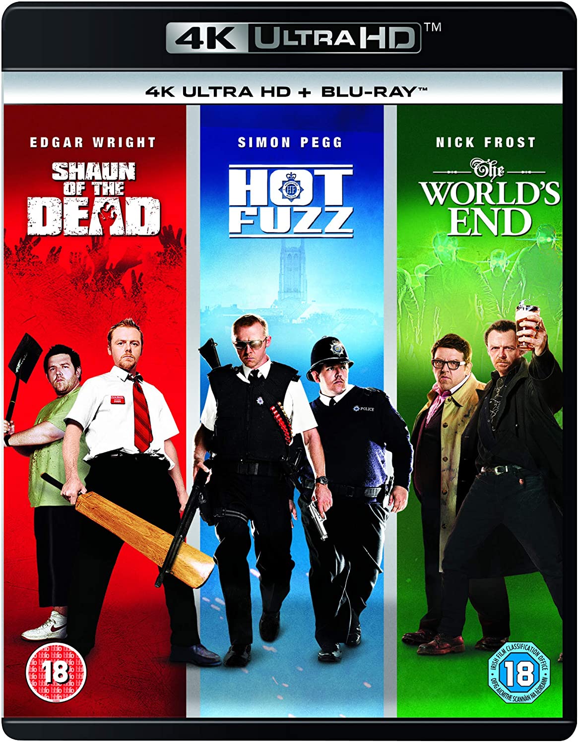 Shaun of the Dead/Hot Fuzz/The World's End Trilogy (4K Ultra HD + Blu-ray)