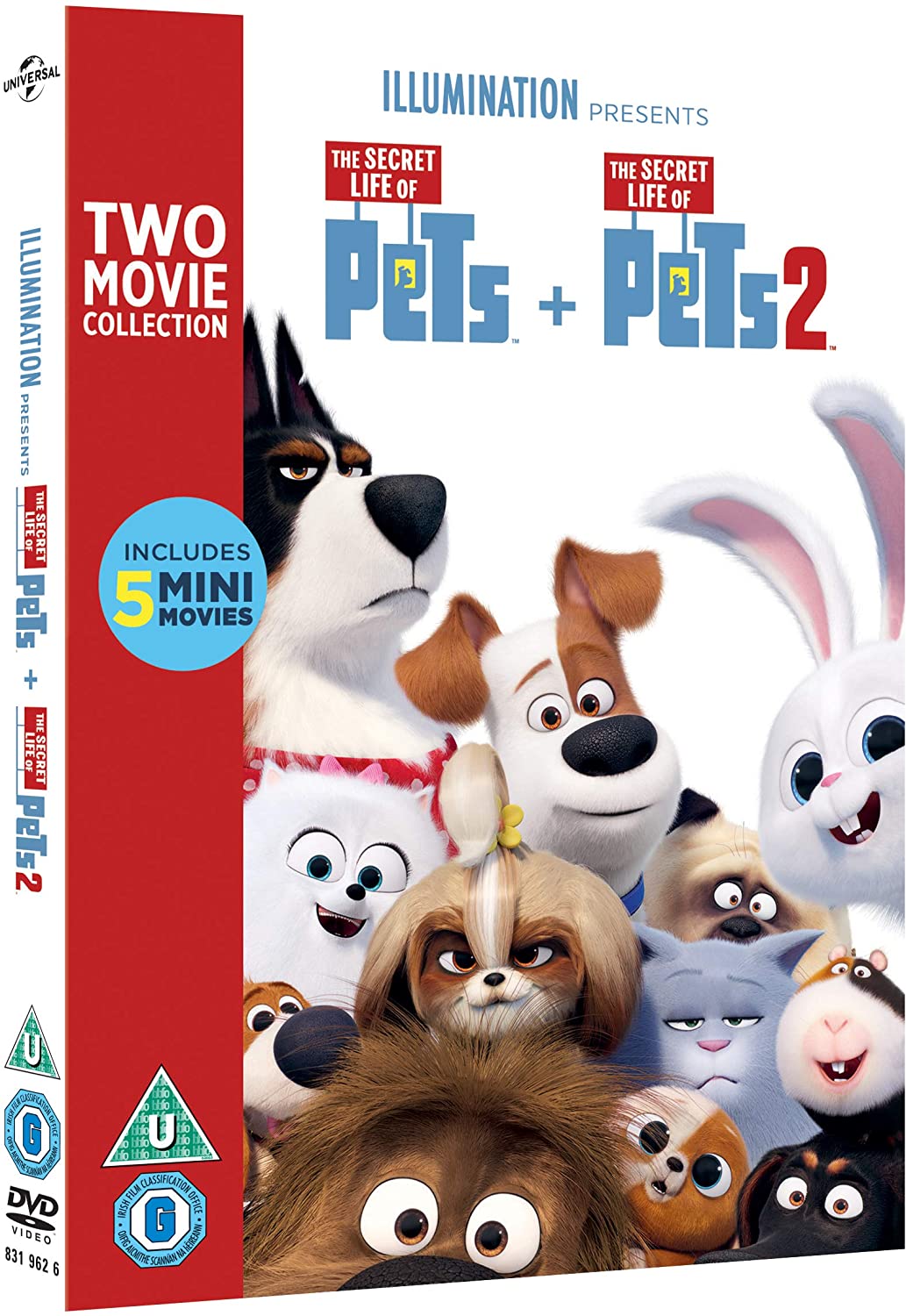 The Secret Life Of Pets 2 Film Collection [2019] (Illumination) (DVD)