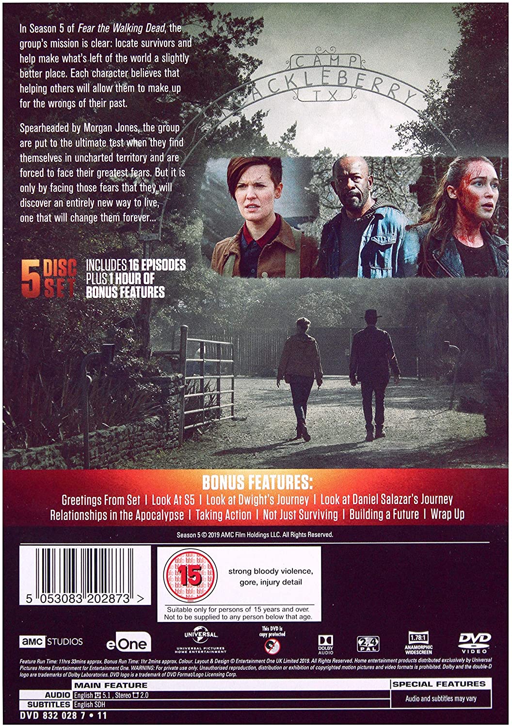 Fear The Walking Dead: Season 5 (DVD)