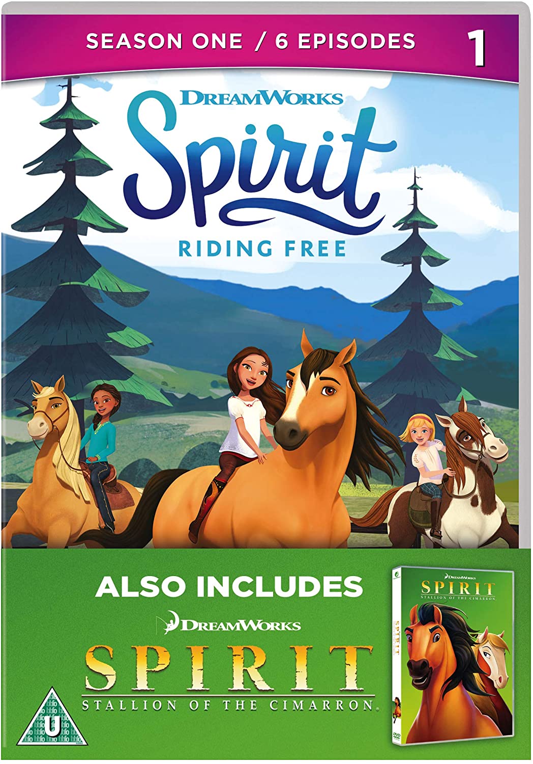 Spirit: RidingFree/Stallion Cimarron (Dreamworks) (DVD)