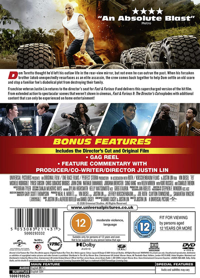 Fast & Furious 9 (DVD) (2021)