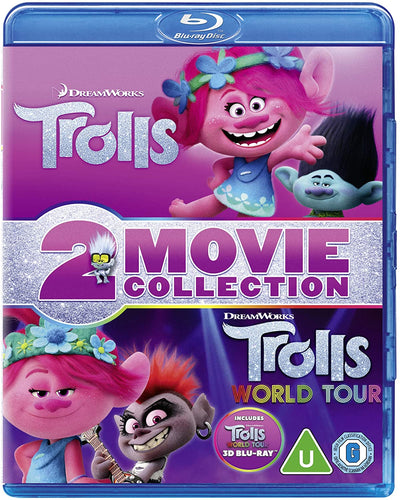 Trolls 2 Film Collection (Dreamworks) (3D + 2D Blu-ray)