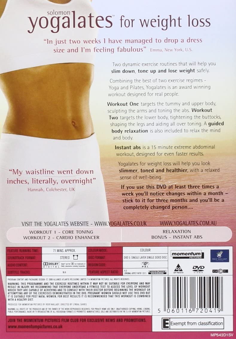 Yogalates 6: For Weight Loss (DVD)